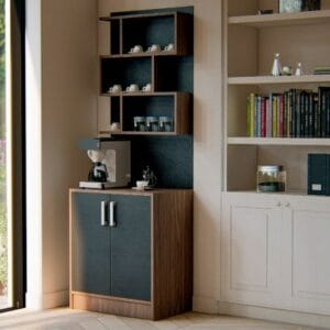 Home Coffee Corner Gallery 200x40x70 Bottom * Black