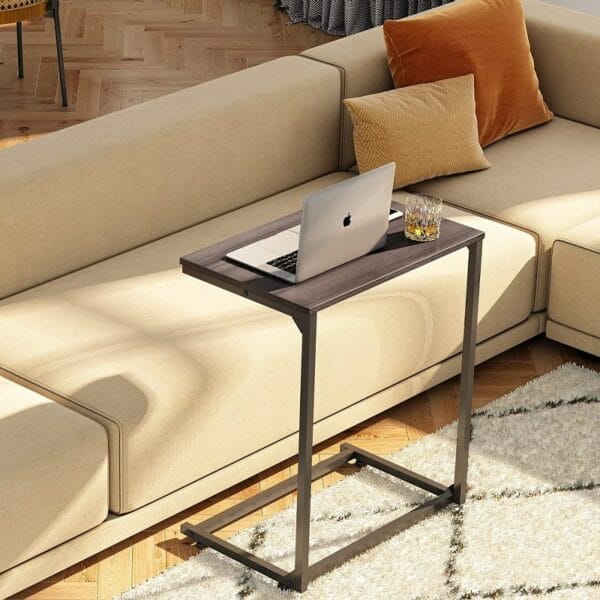 wide snack side table