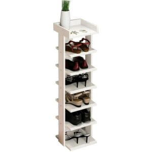 Home Gallery Shelf Shoes - White Storage Unit - White / 104 cm
