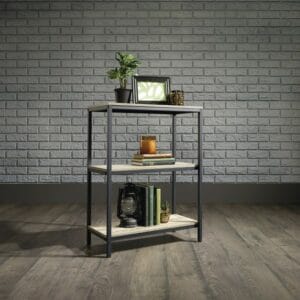 Industrial Style 3-Shelf Bookcase 90X80X30
