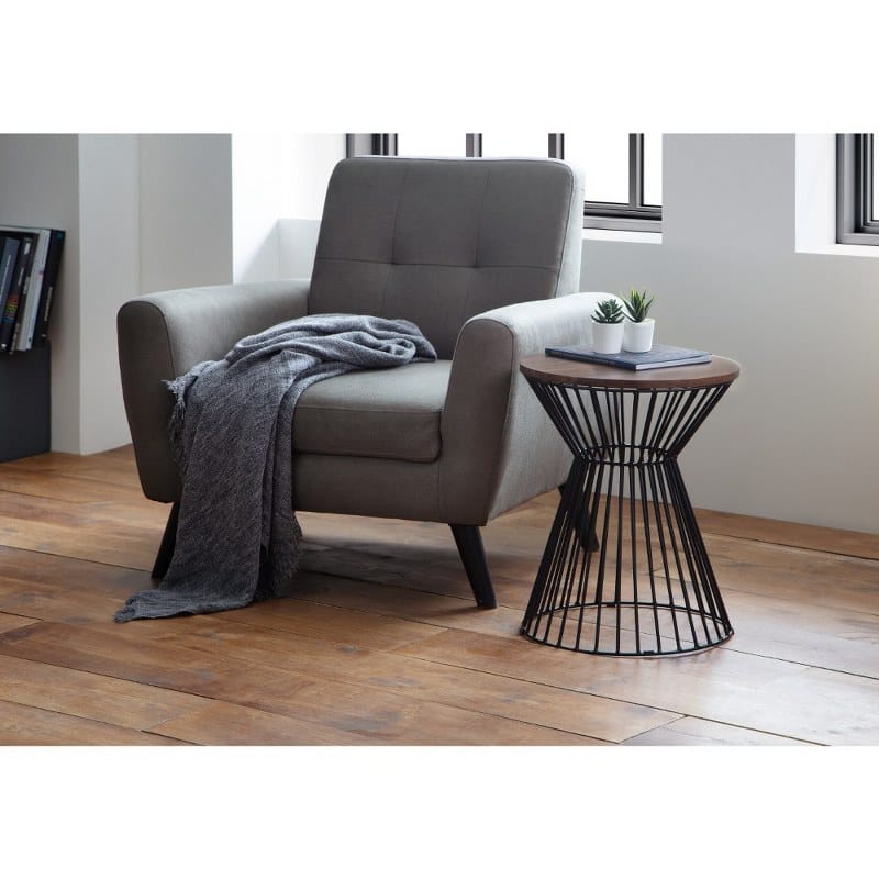 هوم جاليري طاولة بني 51X40X40