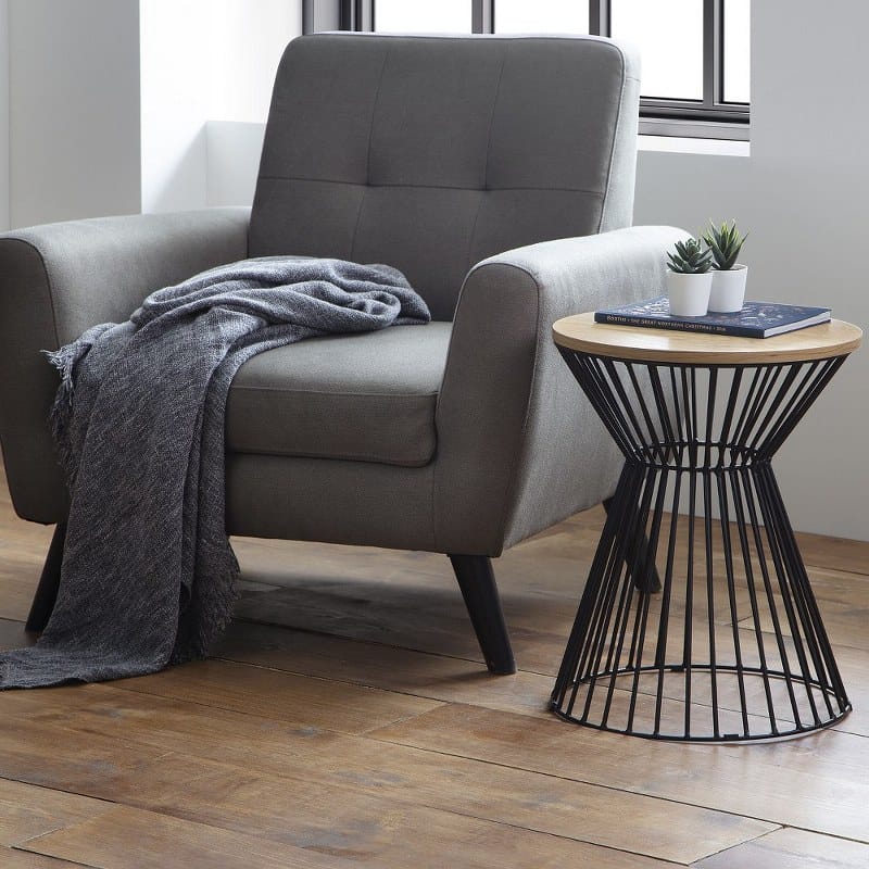 هوم جاليري طاولة بيج 51X40X40