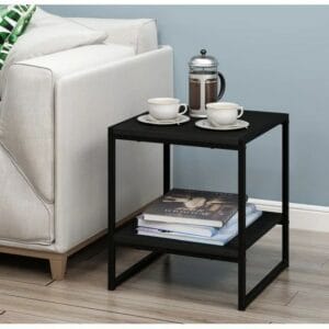 Tall End Table BLACK 45X40X40
