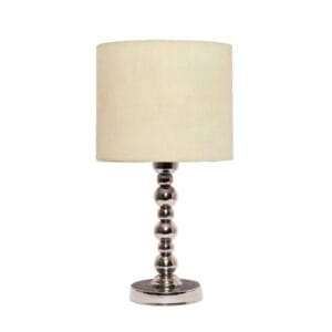 هوم جاليري اباجورة ترابيزة 23x50 سم فضي