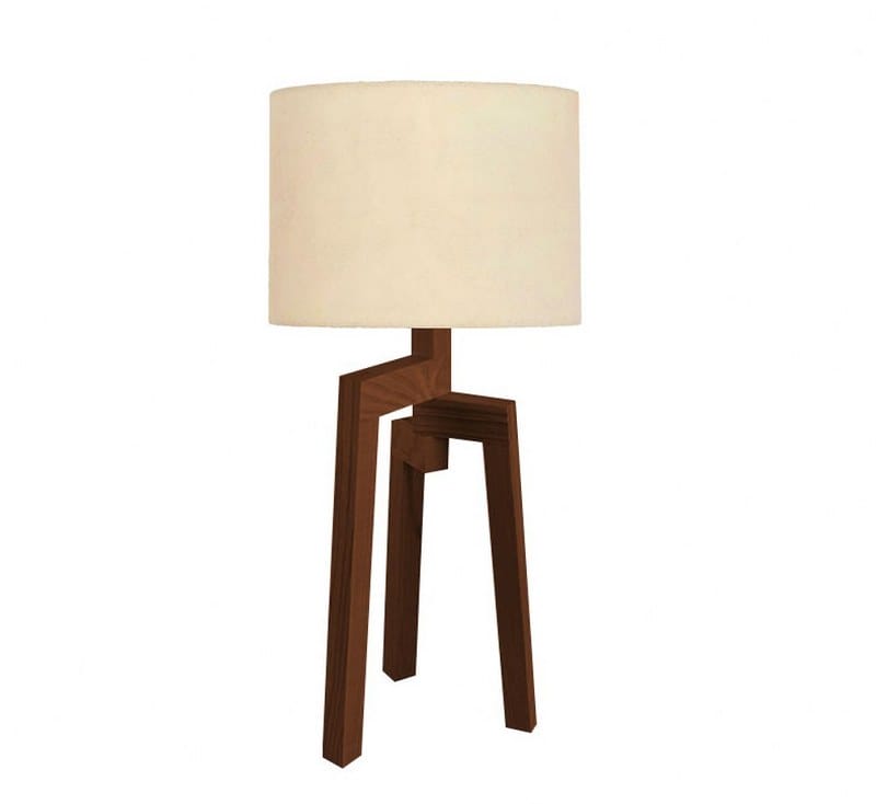 هوم جاليري اباجورة ترابيزة 23X55 سم بني