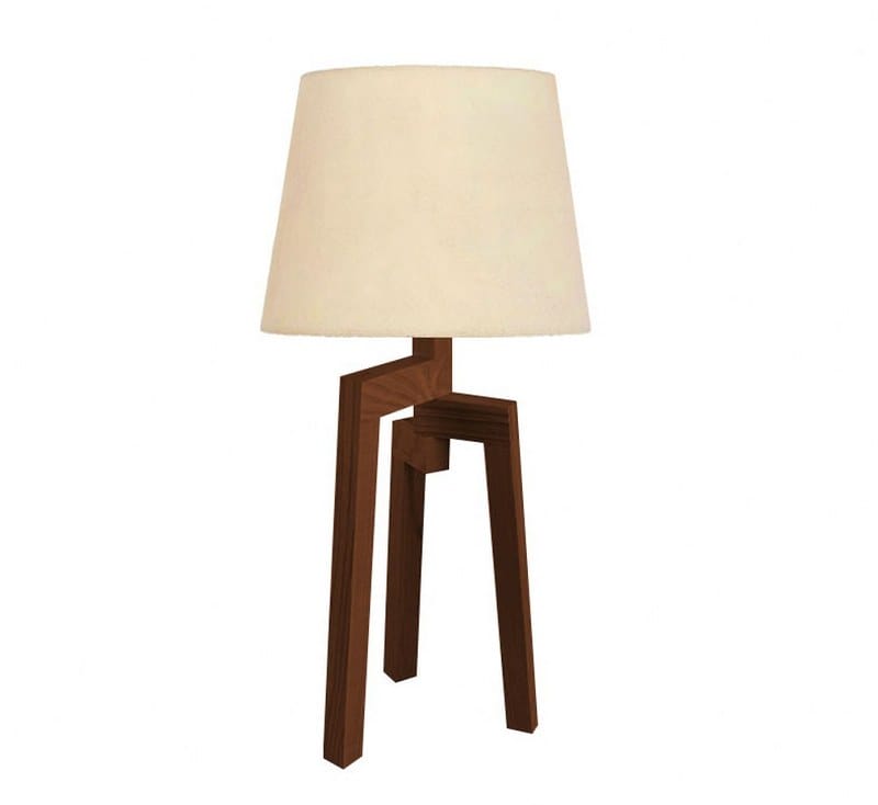 هوم جاليري اباجورة ترابيزة 23X55 سم بني