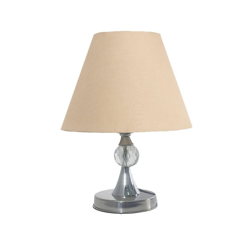 هوم جاليري اباجورة ترابيزة 23x38 سم فضي