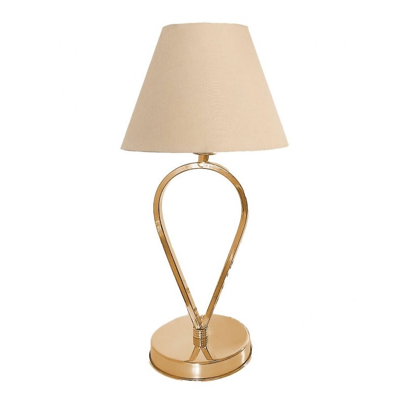 هوم جاليري اباجورة ترابيزة 23x50 سم ذهبي