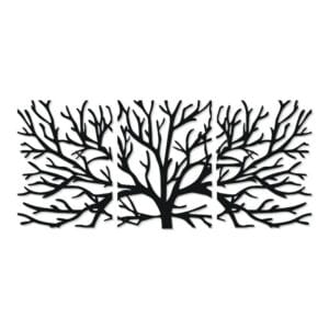Decorative tree wall Sticker art 3 panels 80x185 cm