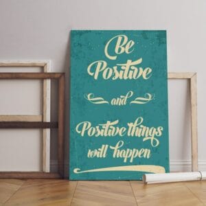 retro metal sign Printed canvas wall art