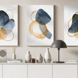 Home Gallery painting canvas brush texture decoration with art acrylic Printed wall art