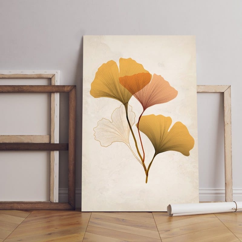 ملصق لوحة جدارية من القماش الكتاني