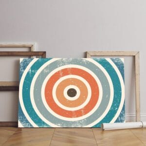 old retro background canvas with grunge