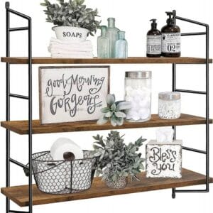 Multiple wall shelf