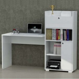 Home Office Gallery 125x45x150 White