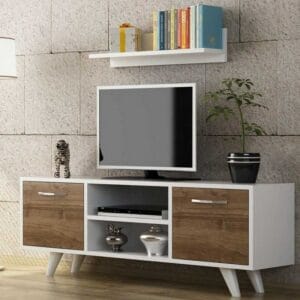 Home Gallery TV Unit 40x25x120 Beni * White