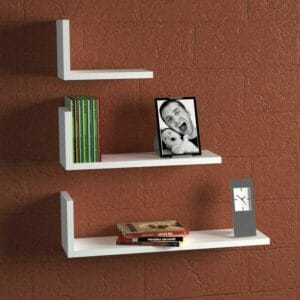 Home Gallery Wall Shelf 65x60x15 White