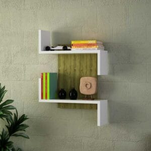 Home Gallery Wall Shelf 65x45x15 White
