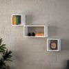 Home Gallery Wall Shelf 30x30x22 White