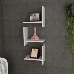 Home Gallery Wall Shelf 90x30x22 White