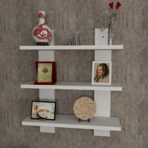 Home Gallery Wall Shelf 60x50x15 White