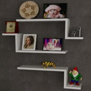 Home Gallery Wall Shelf 18x58x15 White