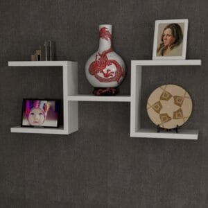Home Gallery Wall Shelf 30x75x15 White