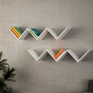 Home gallery shelf area 66.2x171x22 white
