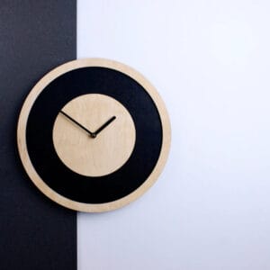 Personalized wood Wall clock