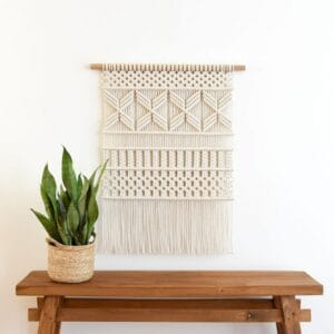 Beautiful Macrame Pattern wall hanging Handmade