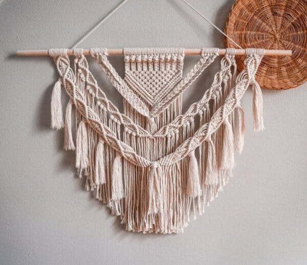 Amazing Macrame Pattern wall hanging Handmade