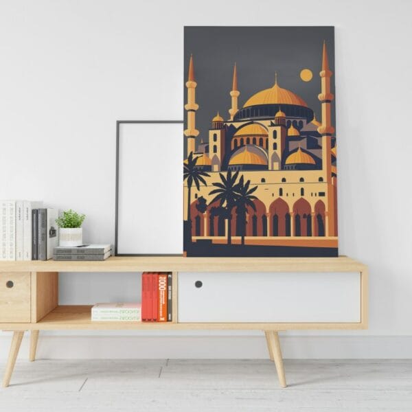 Mosque hagia sophia in turkey canvas Printed wall art