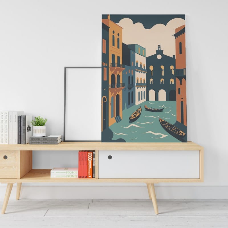 One of the Italy's canvas most famous and historic cities Printed wall art