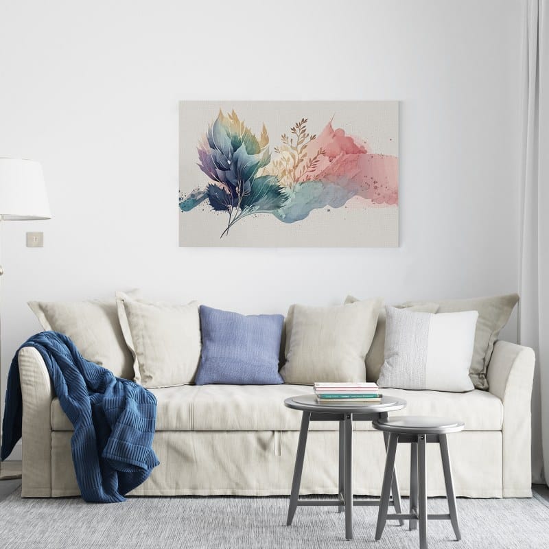 Amazing Pink Flower Landscape canvas Oil Paintings Printed wall art