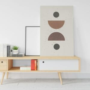 Great Wall Art Geometric canvas Shapes Printed  wall art