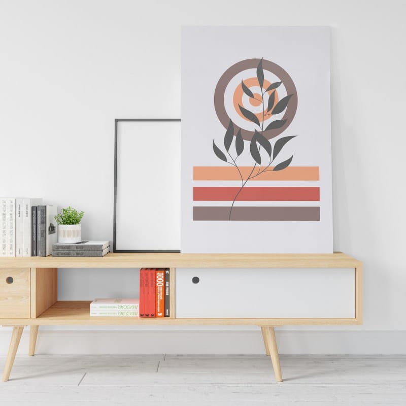 تصميم تجريدي توضيحي متجه مع رسومات وأشكال مختلفة