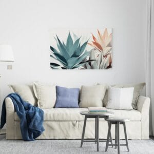 Great canvas Diamond Agave Multi color Printed Wall Art