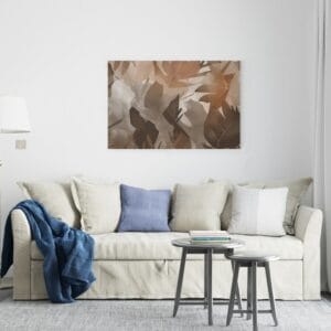 Beautiful canvas Seamless pattern with Rose Gold Printed  wall art