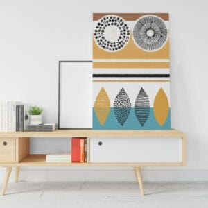 Beautiful Modern Canvas kenzra couette Printed wall art