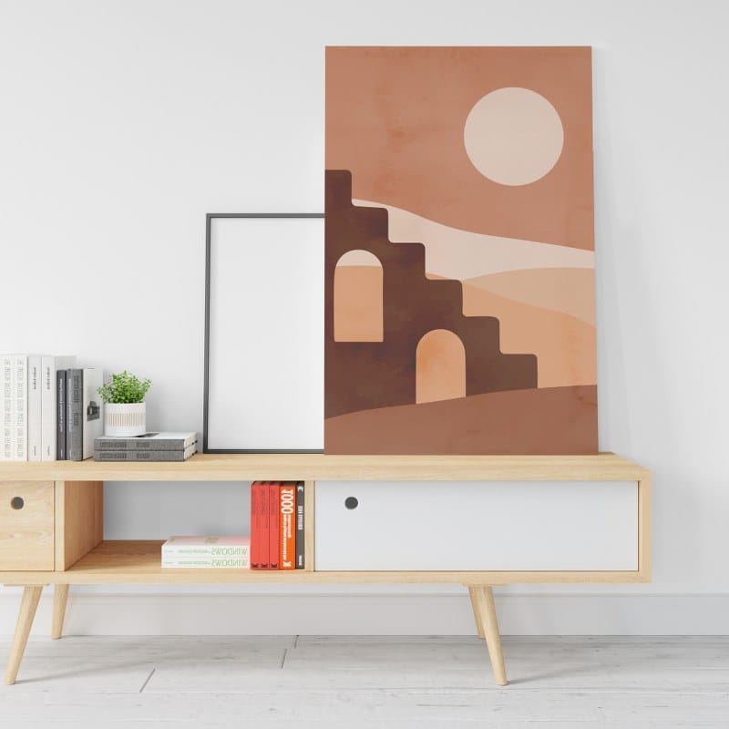 Amazing Boho Desert Landscape canvas Printed wall art