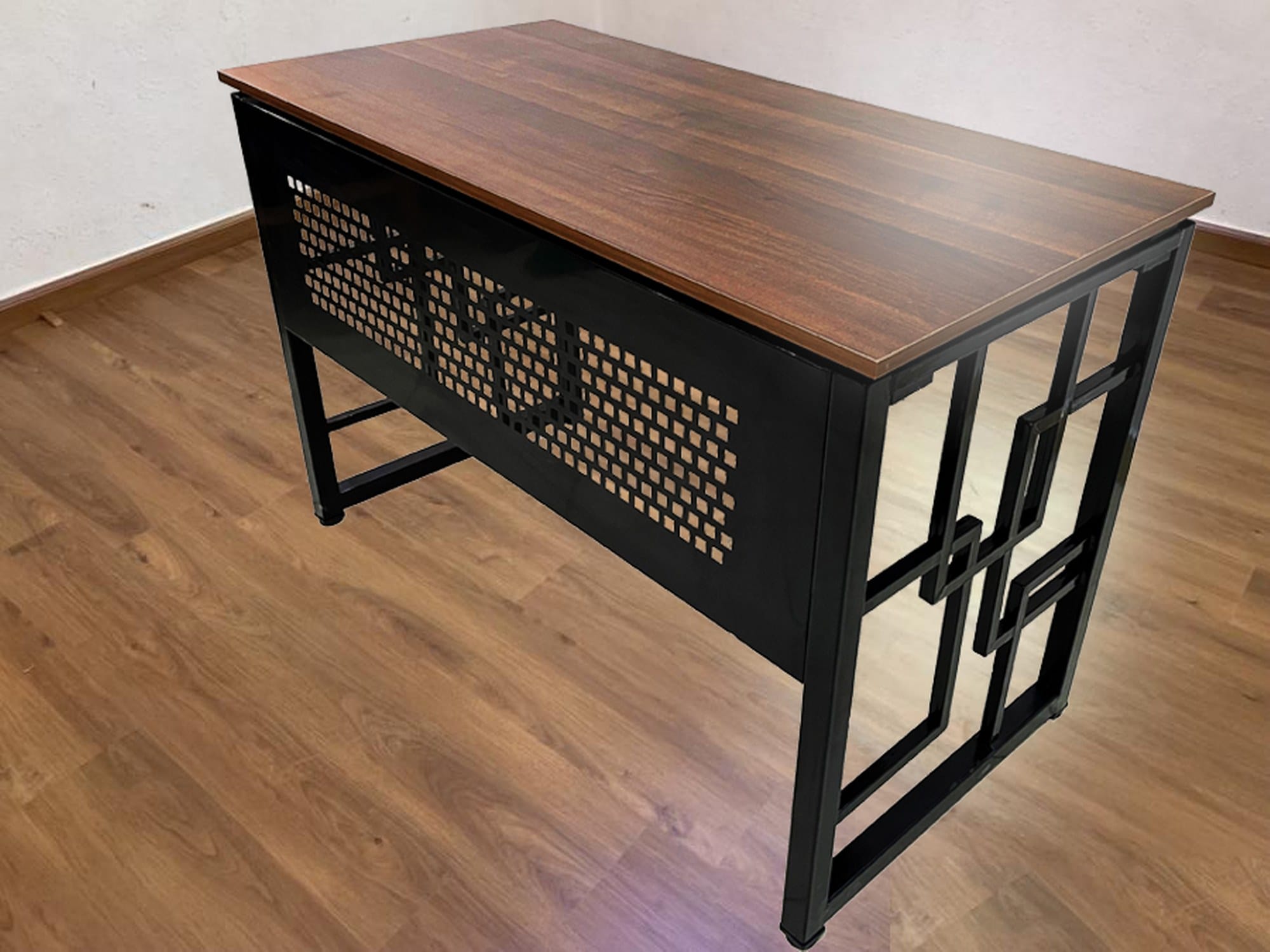 Great office desk Unique with metal sides
