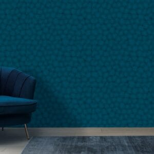 Lucia Floral pattern   Fabric Wallpaper Covers an area ​​up to 4.2mX3m with adhesive  and smoothing tool