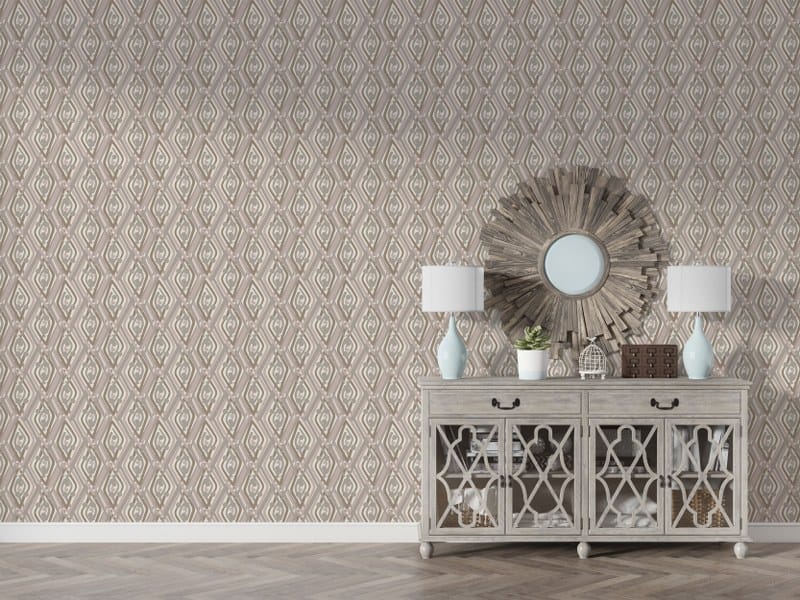 نمط زخرفي خلفية متجهة من القماش ورق حائط يغطي مساحة تصل إلى 4.2 م × 3 م مع أداة لاصقة وتنعيم