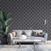 Checkered Parallelogram Mod Seamless Pattern Fabric Wallpaper Covers an area ​​up to 4.2mX3m with adhesive  and smoothing tool