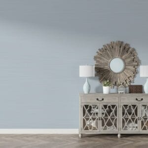 Grey light Fabric Wallpaper Covers an area ​​up to 4.2mX3m with adhesive  and smoothing tool