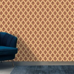 Beautiful background texture floral pattern Fabric Wallpaper Covers an area ​​up to 4.2mX3m with adhesive  and smoothing tool