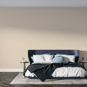 Off white Paint Color Fabric Wallpaper Covers an area ​​up to 4.2mX3m with adhesive  and smoothing tool