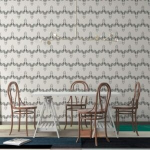 Amazing Abstract Seamless Lines Background Pattern  Fabric Wallpaper Covers an area ​​up to 4.2mX3m with adhesive  and smoothing tool