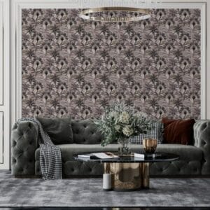 Wall Mural Photo Digital and textile pattern design Fabric Wallpaper Covers an area up to 4.2mX3m with adhesive and smoothing tool