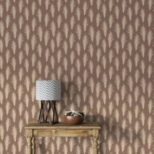 Vector in boho style Autumn background Fabric Wallpaper Covers an area ​​up to 4.2mX3m with adhesive  and smoothing tool